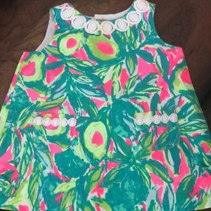 Lilly Pulitzer baby avocado shift dress w/ pockets